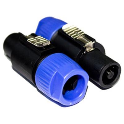 OEM Spikon 4 Pin Fiş Kısa Tip Mavi